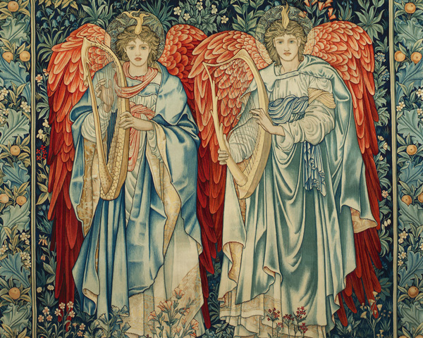 Edward Burne Jones, Angeli Laudantes - 1898